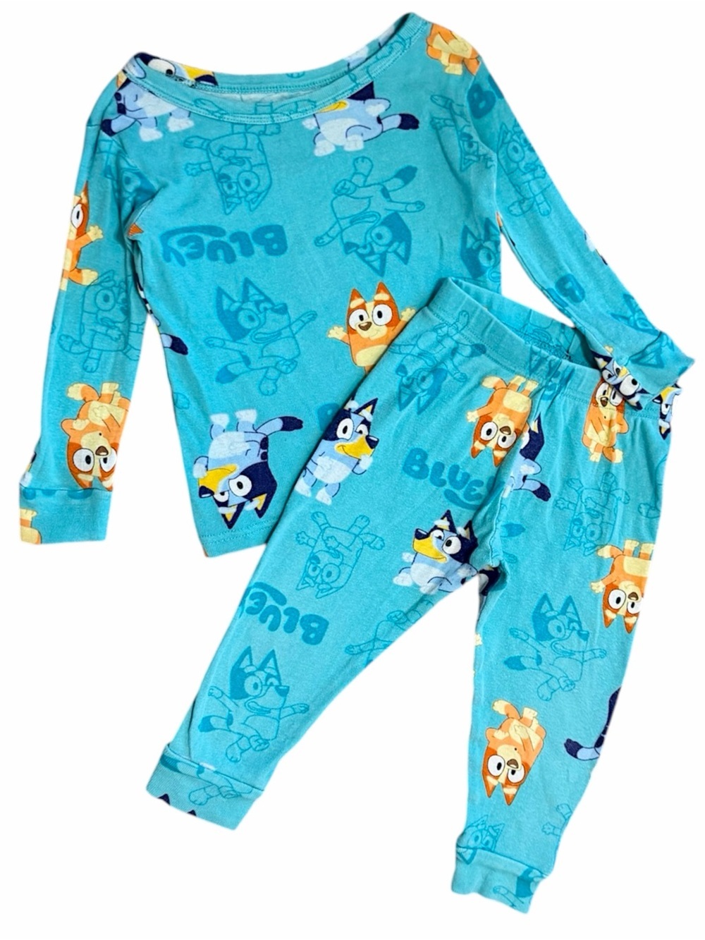 Bluey 2t Toddler Pajamas Set Long Sleeves Bluey & Friends